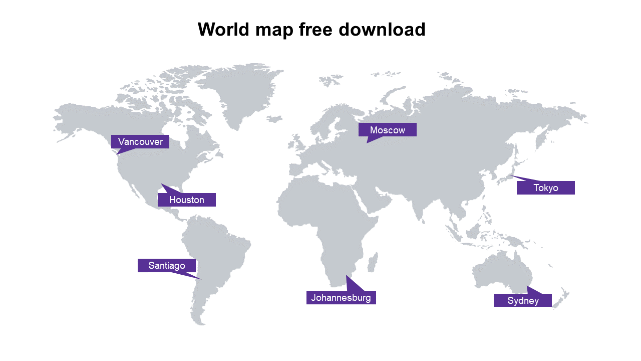 Best World Map Free Download Slide Template Designs