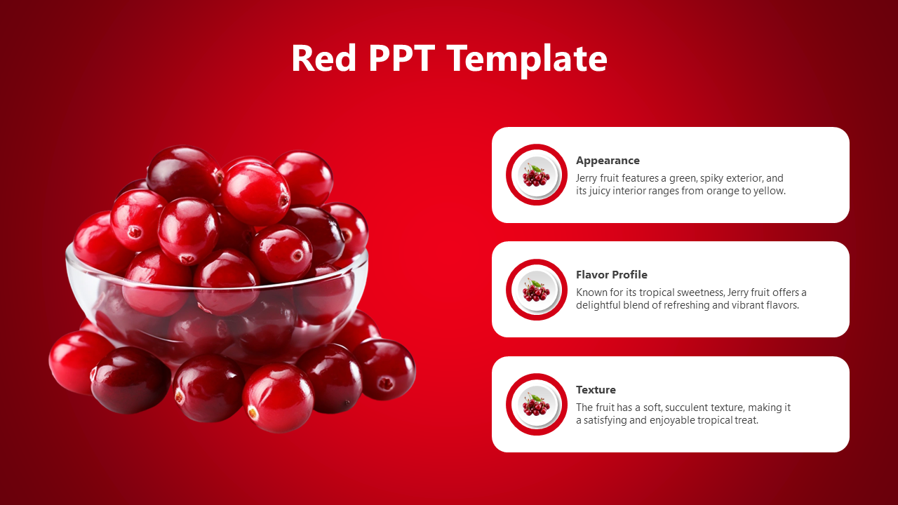 Unique Red Color PowerPoint And Google Slides Template