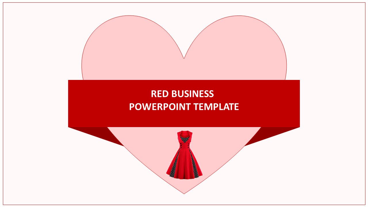 Our Predesigned Red Business PowerPoint Template Design