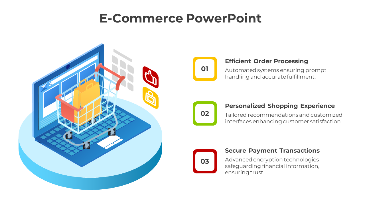 PowerPoint Model E-commerce Slide