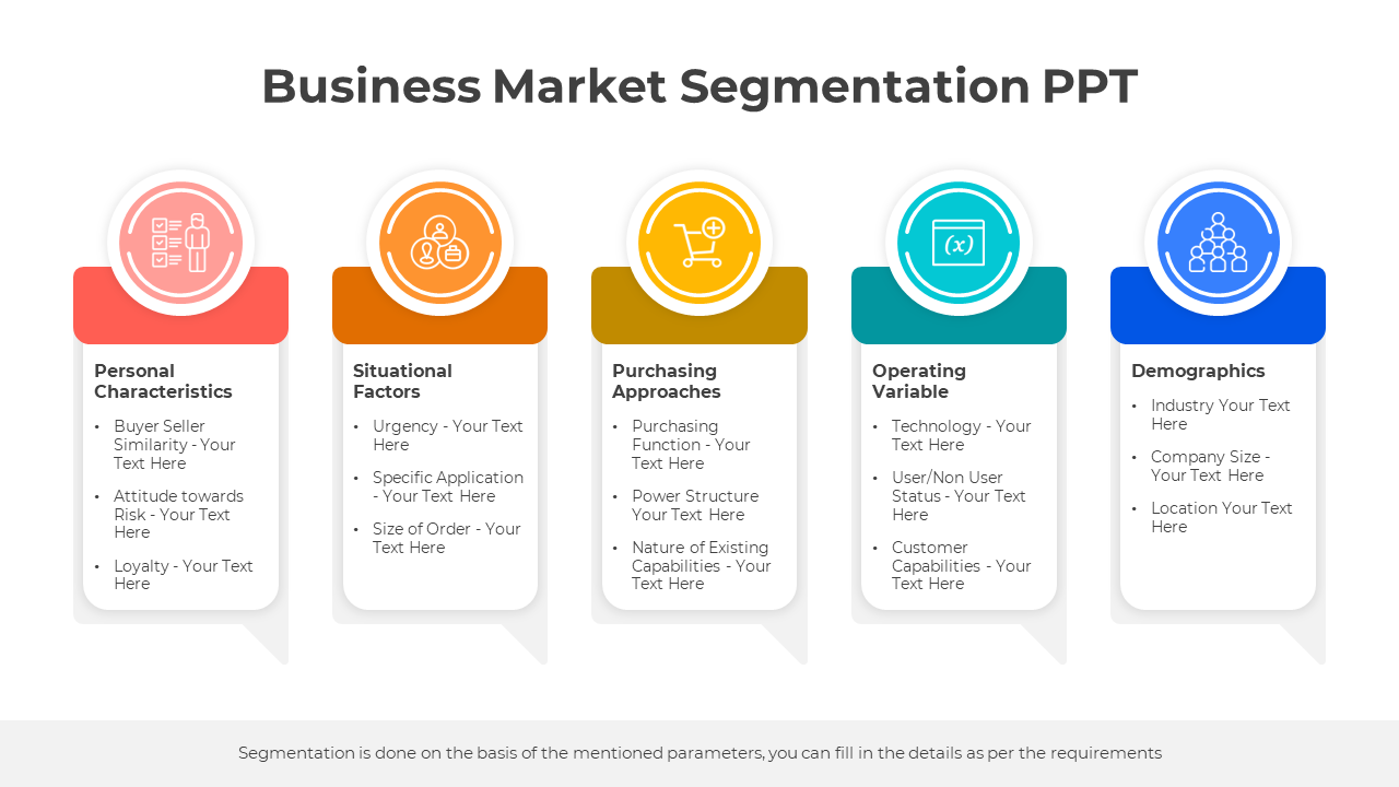 Best Business Market Segmentation Google Slides Template