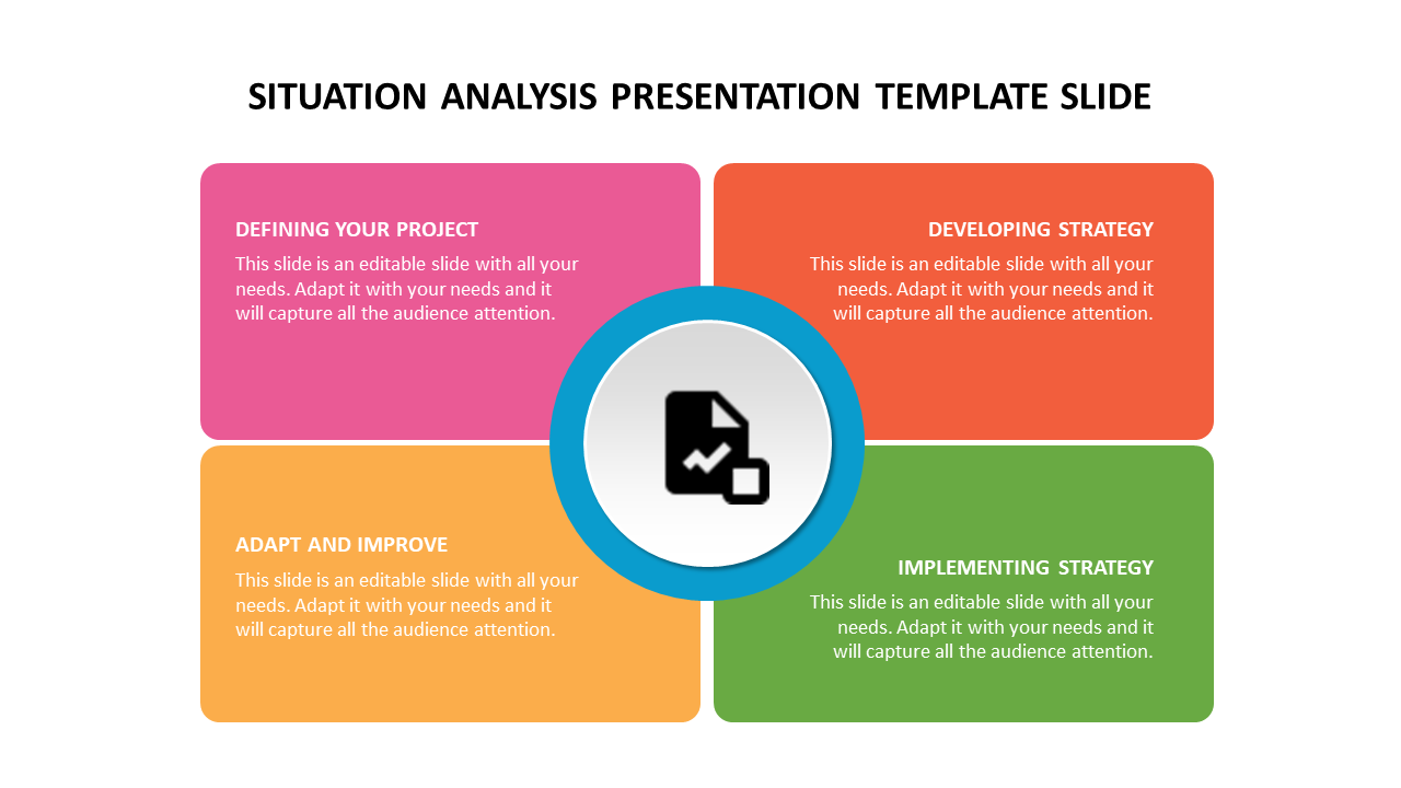 Situation Analysis Presentation Template Slide Design