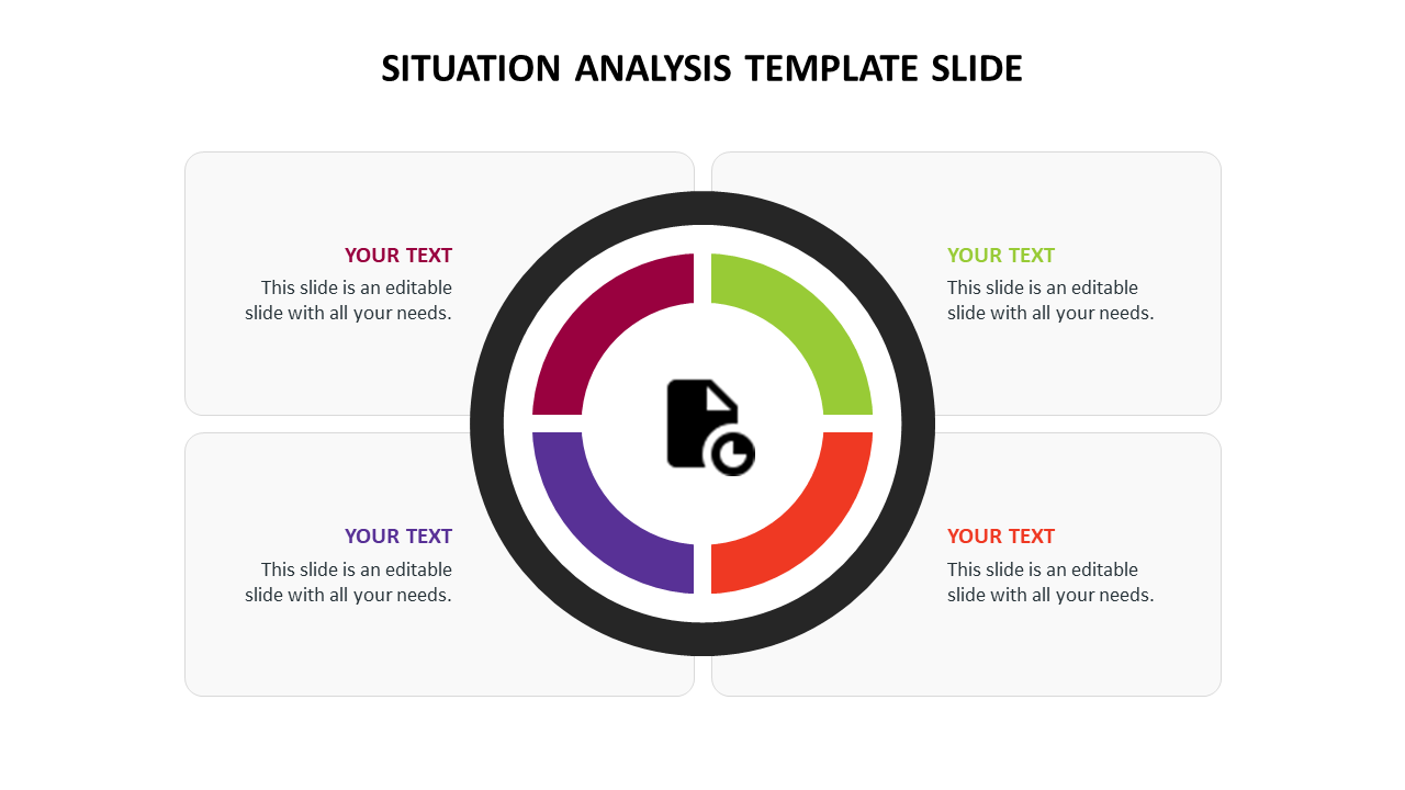 Situation Analysis Template Slide Presentation