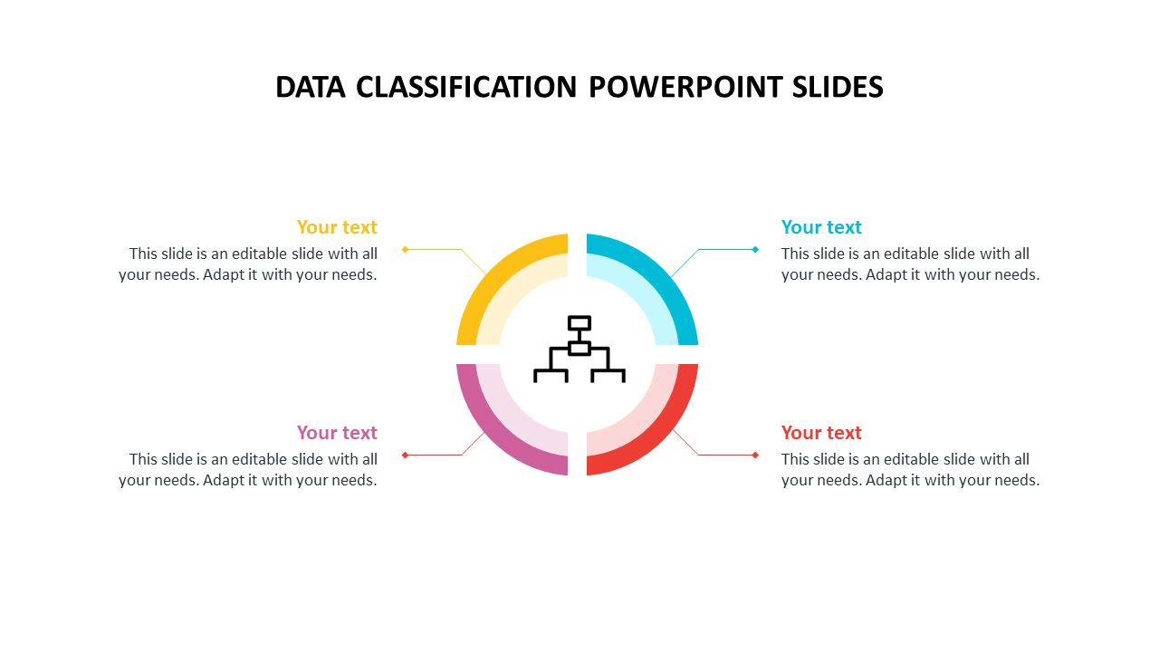 Data Classification PowerPoint Slides Circular Model