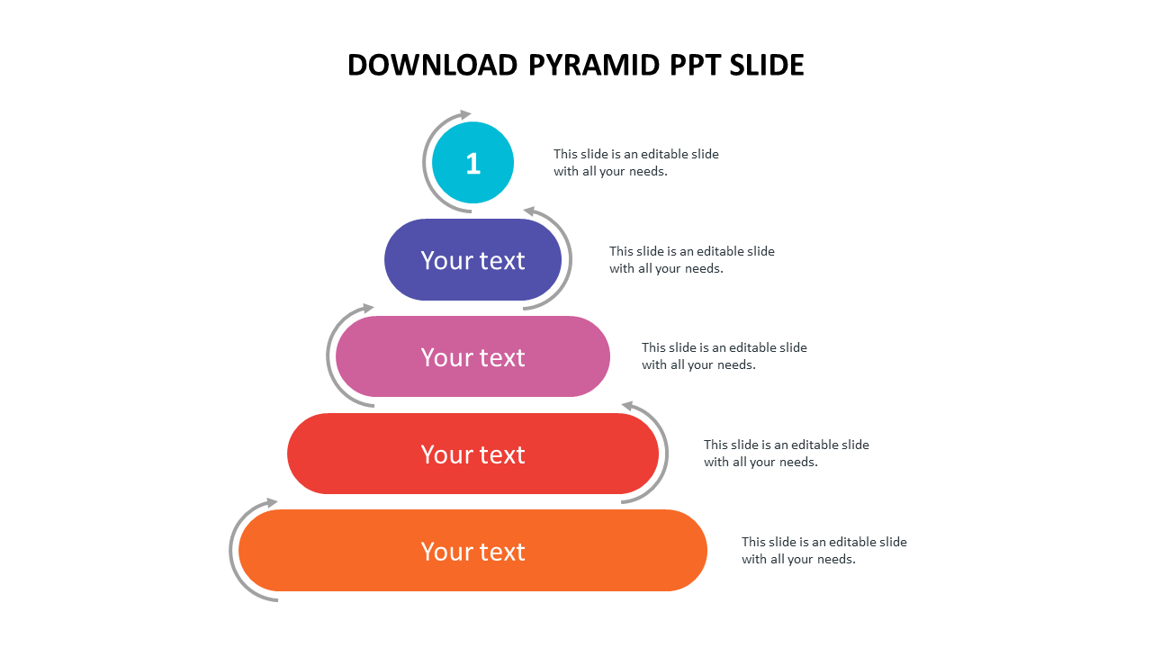 Download Pyramid PPT Slide For Sales