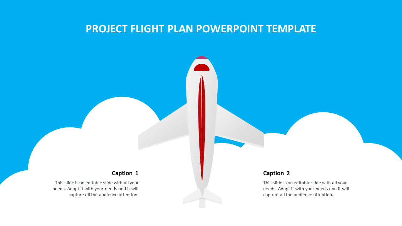 Best Project Flight Plan PowerPoint Template