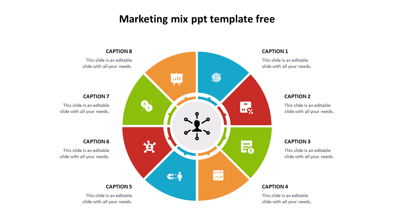 Effective Marketing Mix PPT Template Free Download