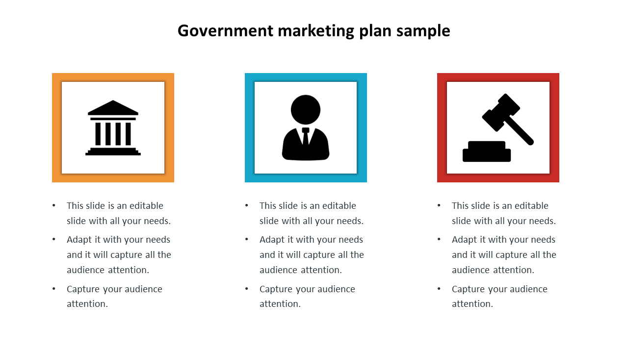 Government Marketing Plan Sample Presentation