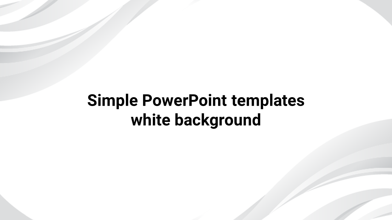 Free Simple and Elegant PowerPoint Template