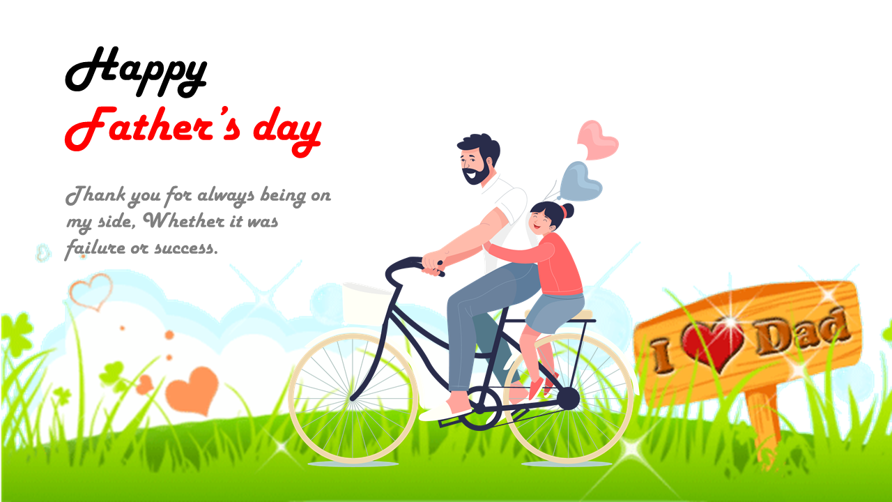 Awesome Fathers Day PowerPoint Background