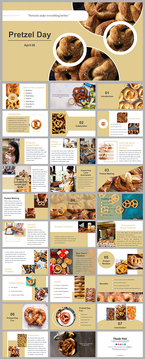 Pretzel Day PowerPoint Presentation And Google Slides