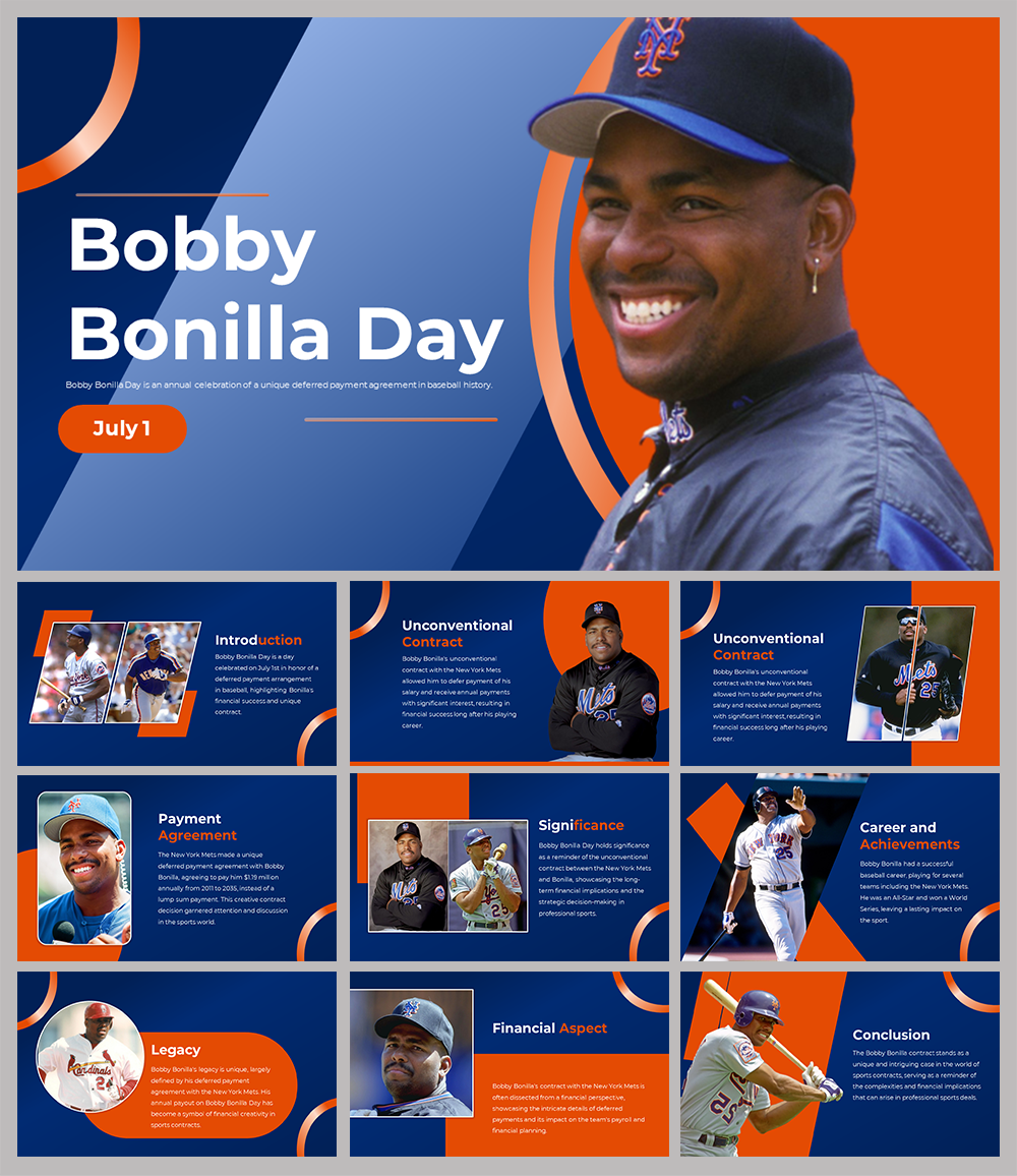 Bobby Bonilla Day PPT Presentation And Google Slides Themes