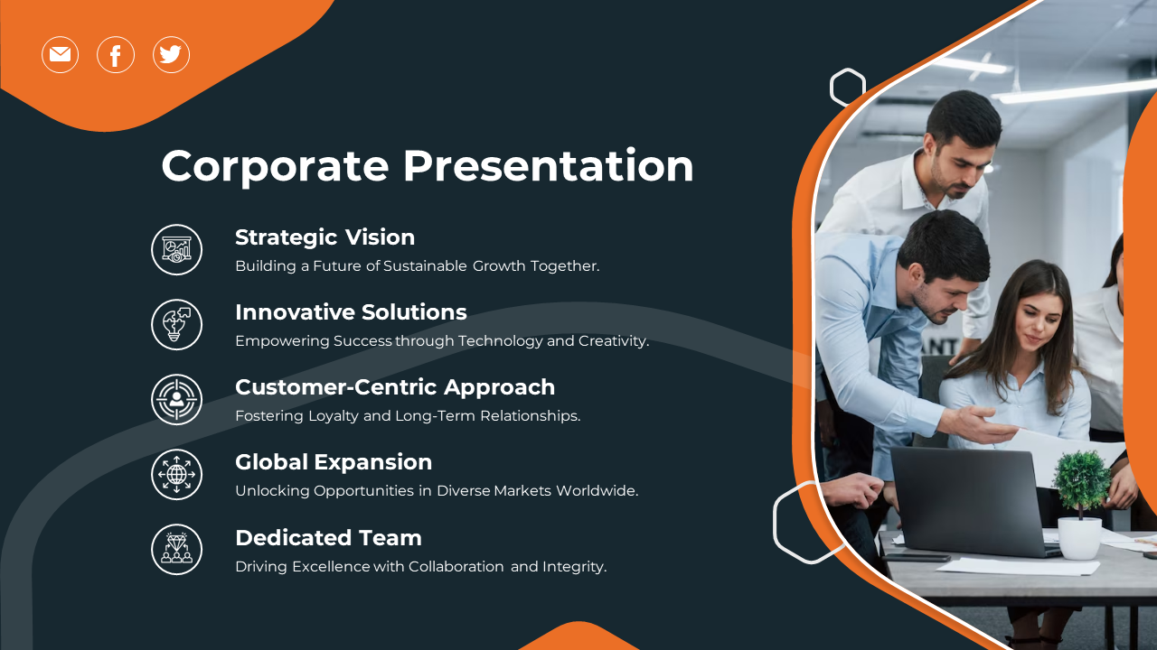 Get This Corporate PPT Presentation And Google Slides Themes