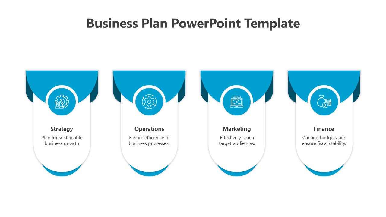 Simple Blue Color Business Plan PowerPoint And Google Slides