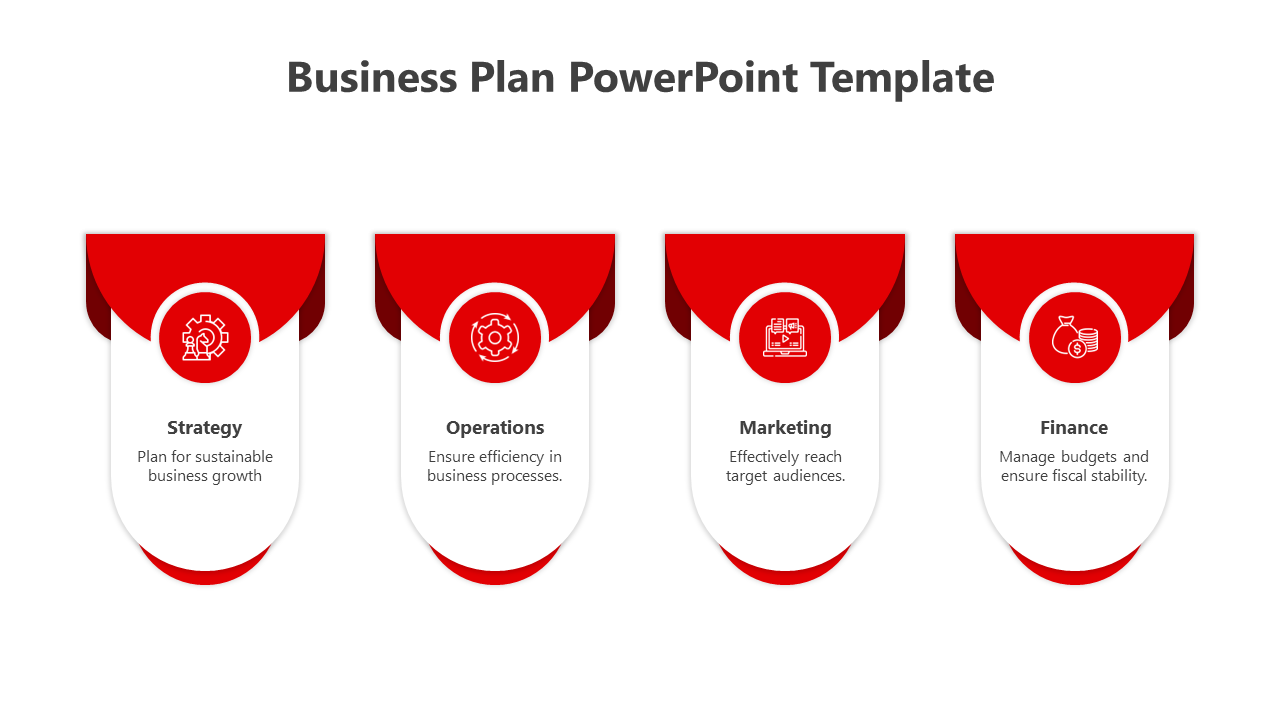 Business Plan Presentation-4-Red