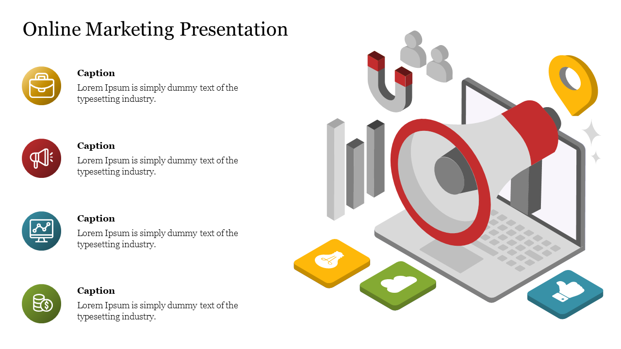 Online Marketing Presentation PowerPoint Template