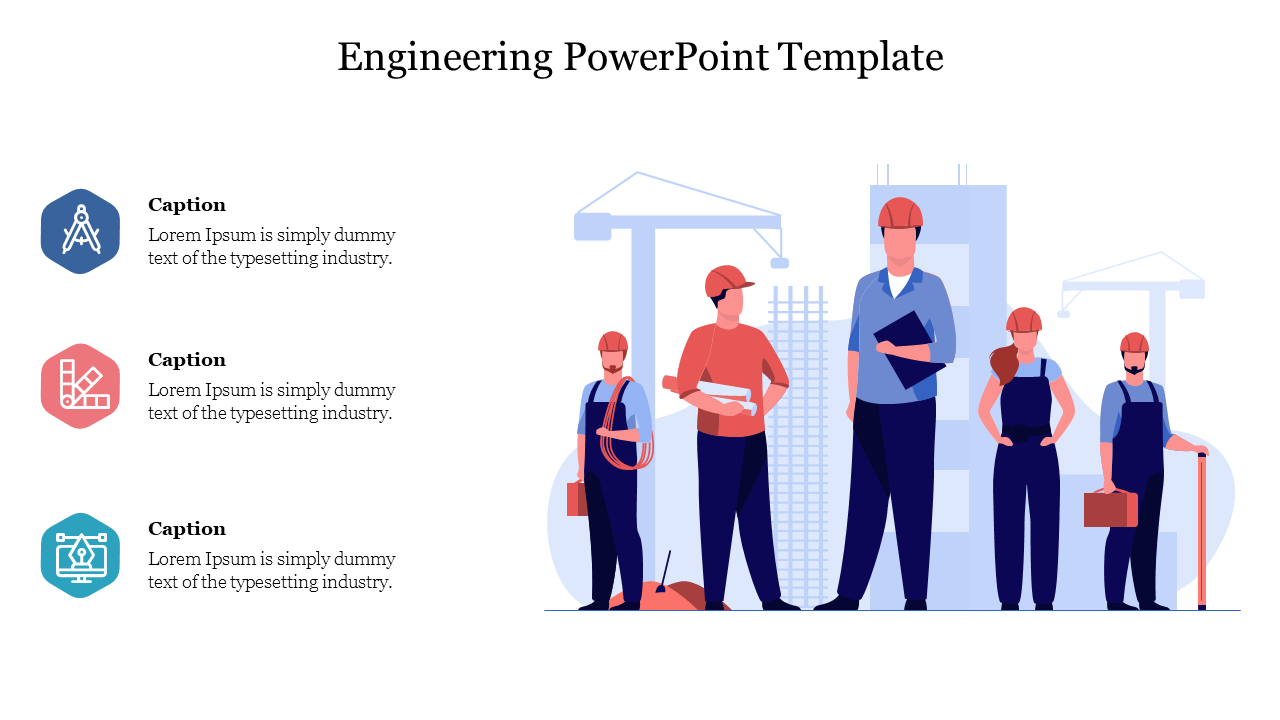 Stunning Engineering PowerPoint Template