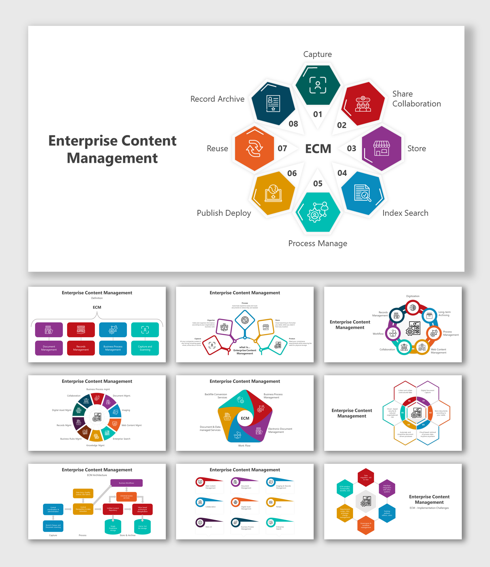 Get This Enterprise Content Management PPT And Google Slides