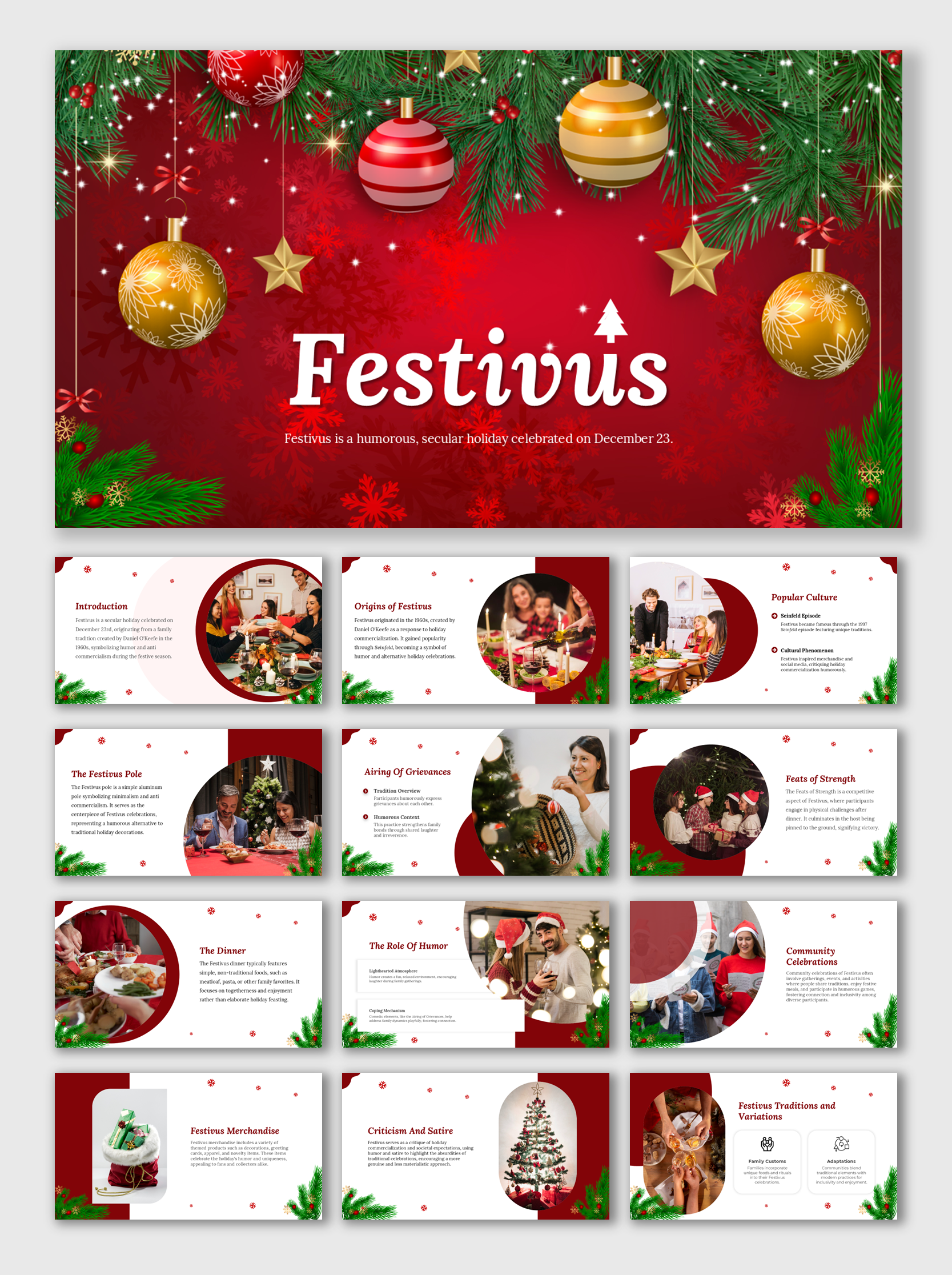 Powerpoint Feest Download Our Festivus PowerPoint And Canva Template