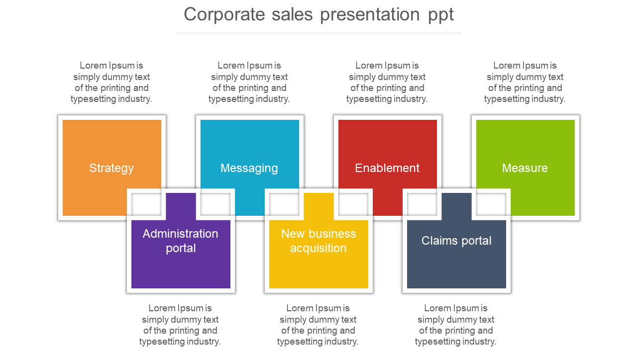 Corporate Sales Presentation PPT