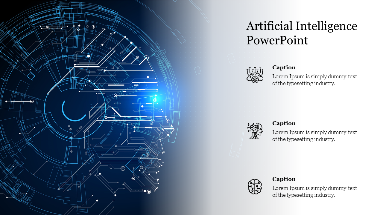Free - Artificial Intelligence PowerPoint - Bar Chart Model	