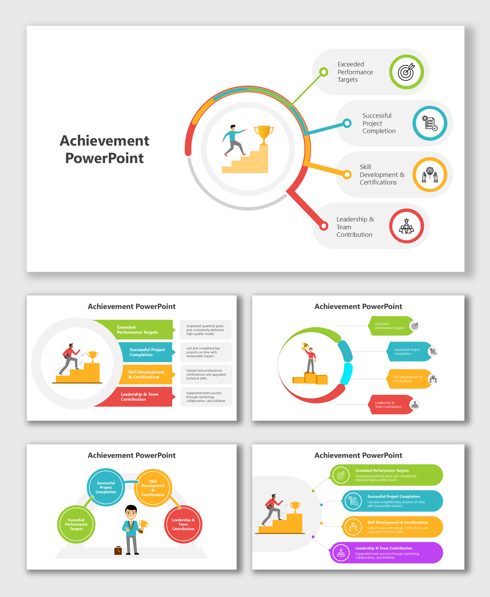 Free Achievement PowerPoint And Google Slides Template