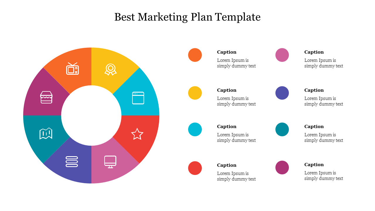 Best Marketing Plan Template Slide