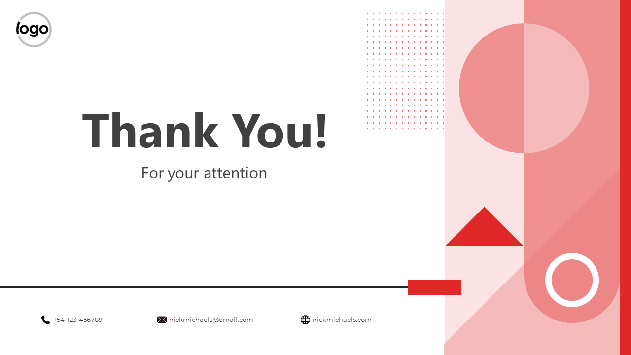 Creative Thank You PowerPoint Google Slides Template