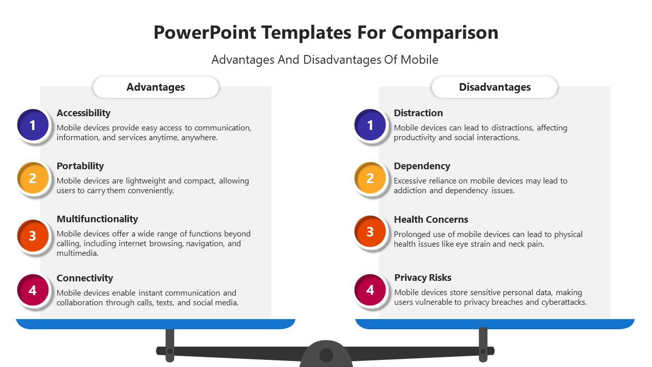 PowerPoint Templates For Comparison