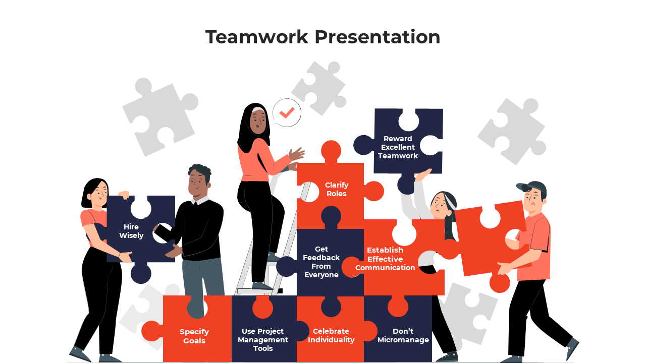 Teamwork PowerPoint Presentation And Google Slides Theme
