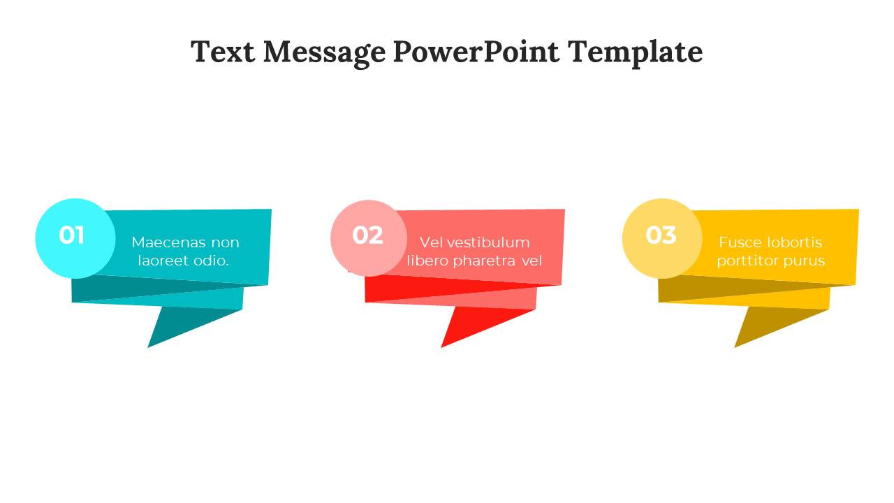 Text Message PowerPoint Template