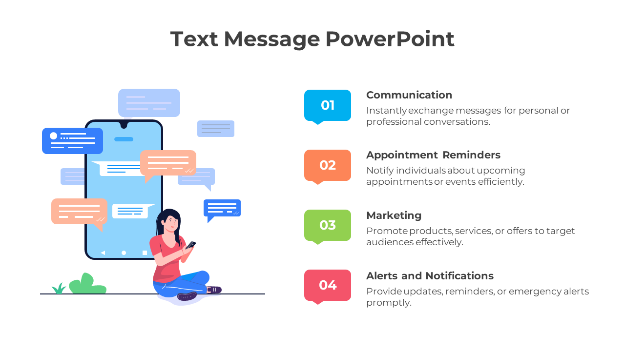 Text Message PowerPoint Template And Google Slides