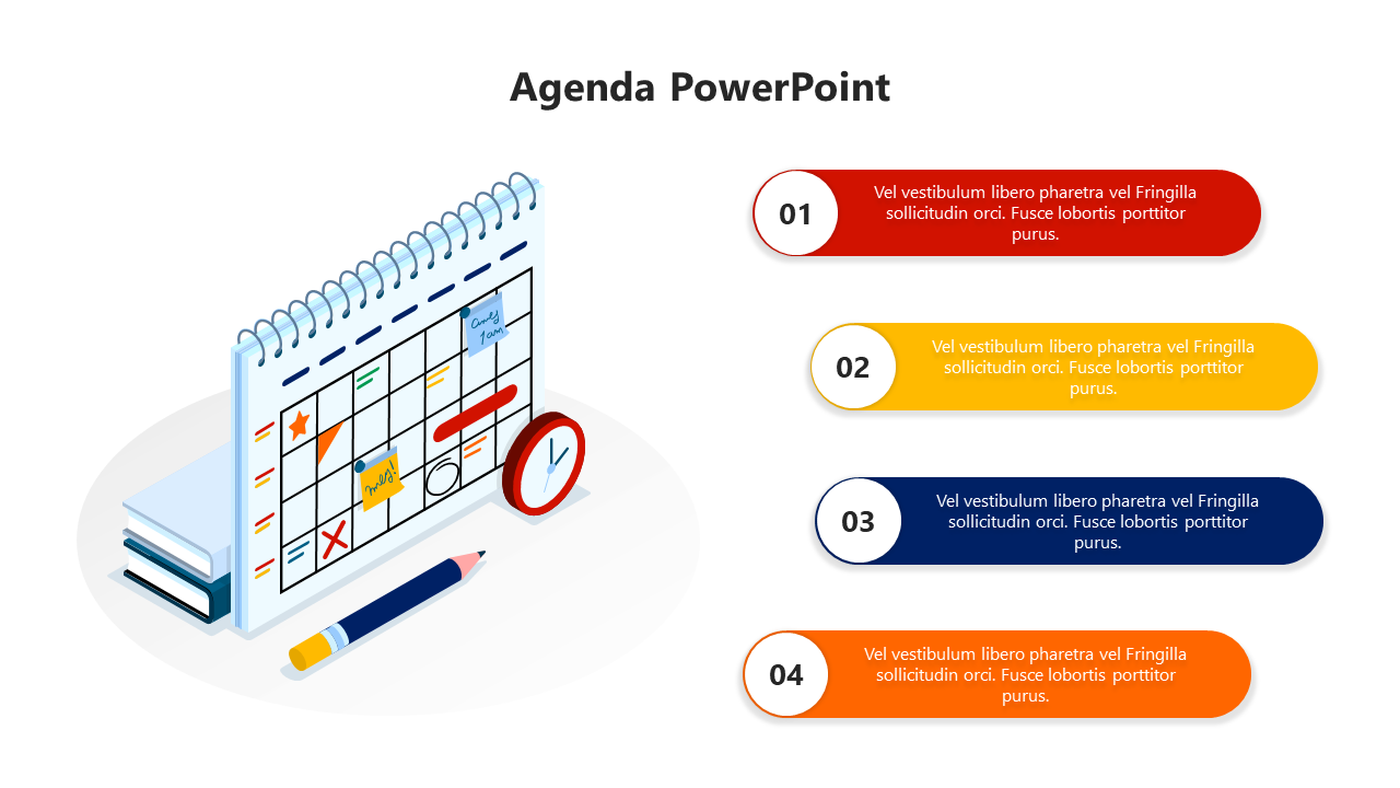 Creative Agenda PowerPoint And Google Slides Template