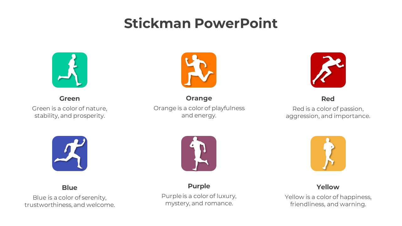 Animation Stickman PowerPoint And Google Slides Template