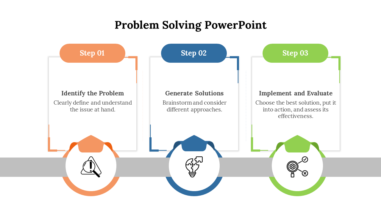 Problem Solving PowerPoint Template PR