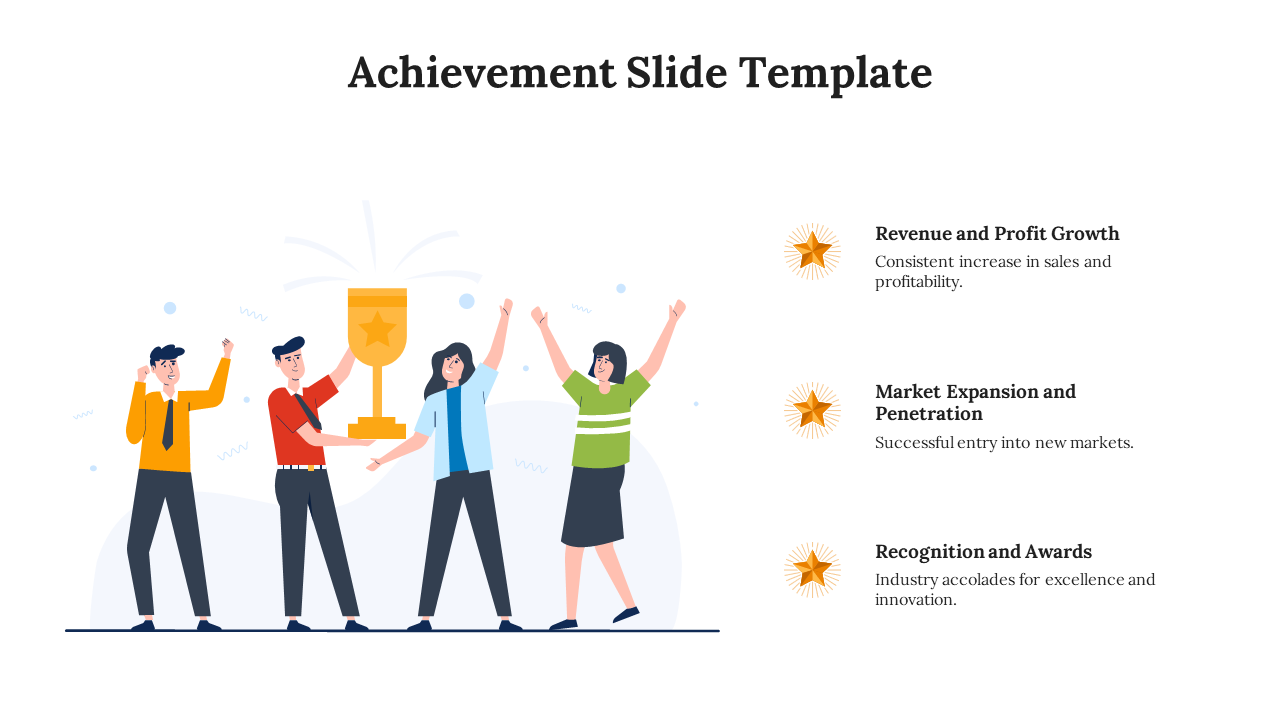 Editable Achievement PowerPoint And Google Slides Template