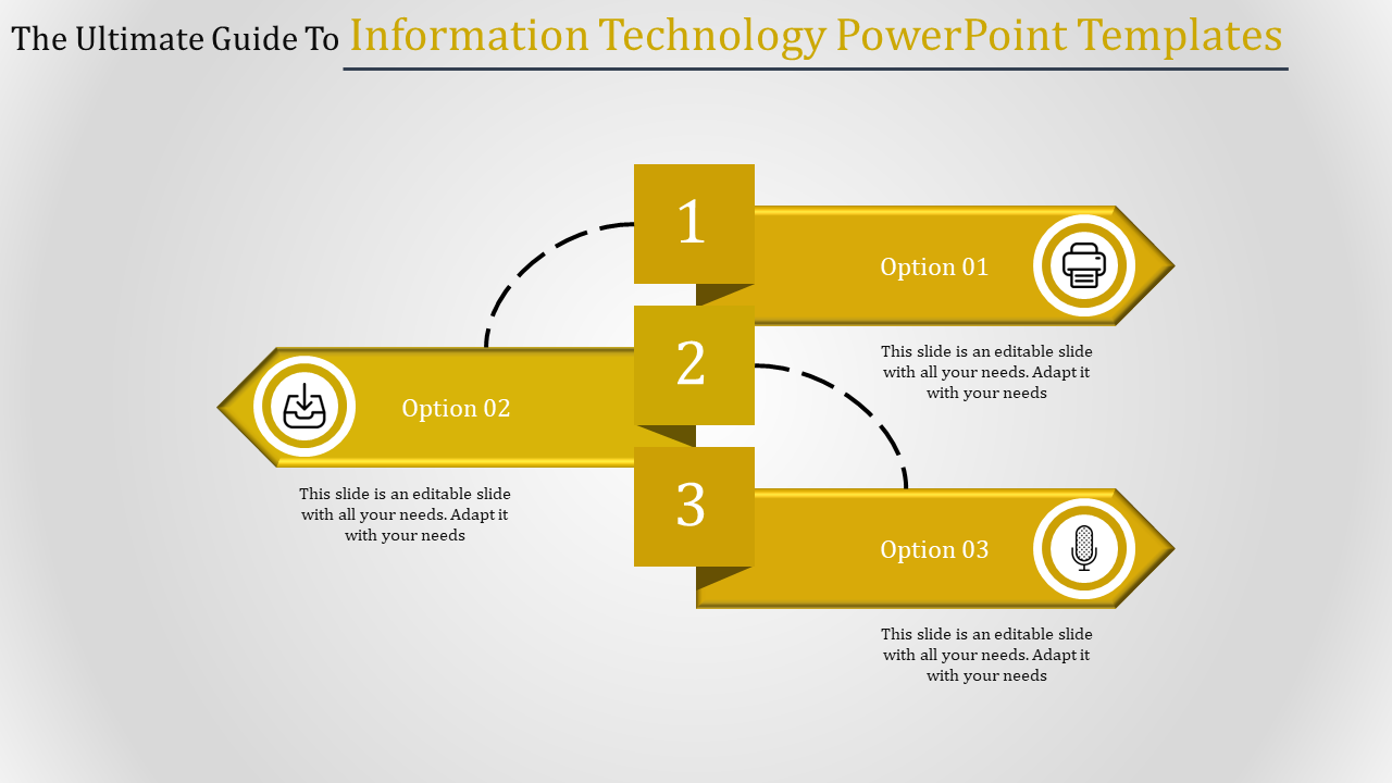 Information Technology PowerPoint Templates-3-Yellow