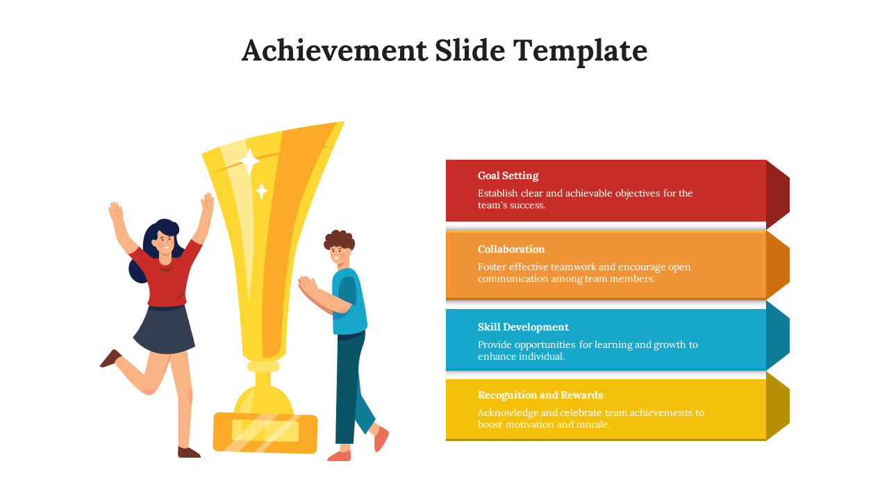 Achievement Slide Template