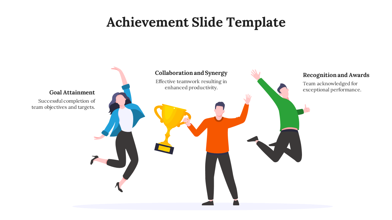 Easy To Use Achievement PPT And Google Slides Template