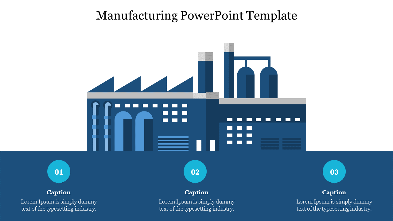 Editable Manufacturing PowerPoint Template