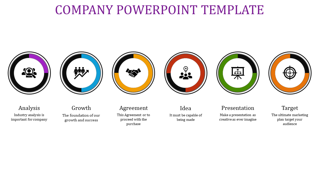 Professional Company PPT Presentation Template for Branding