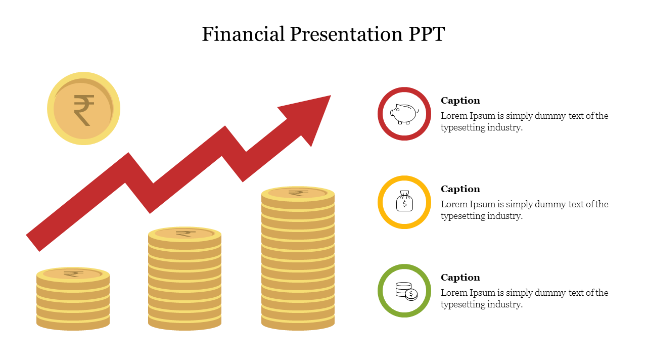 Attractive Financial Presentation PPT Slide