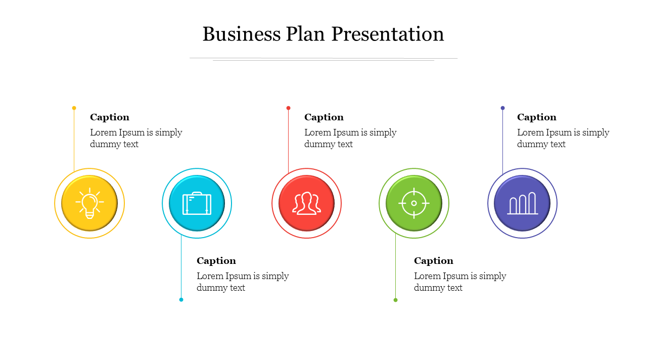 Free - Circle Design Business Plan Presentation