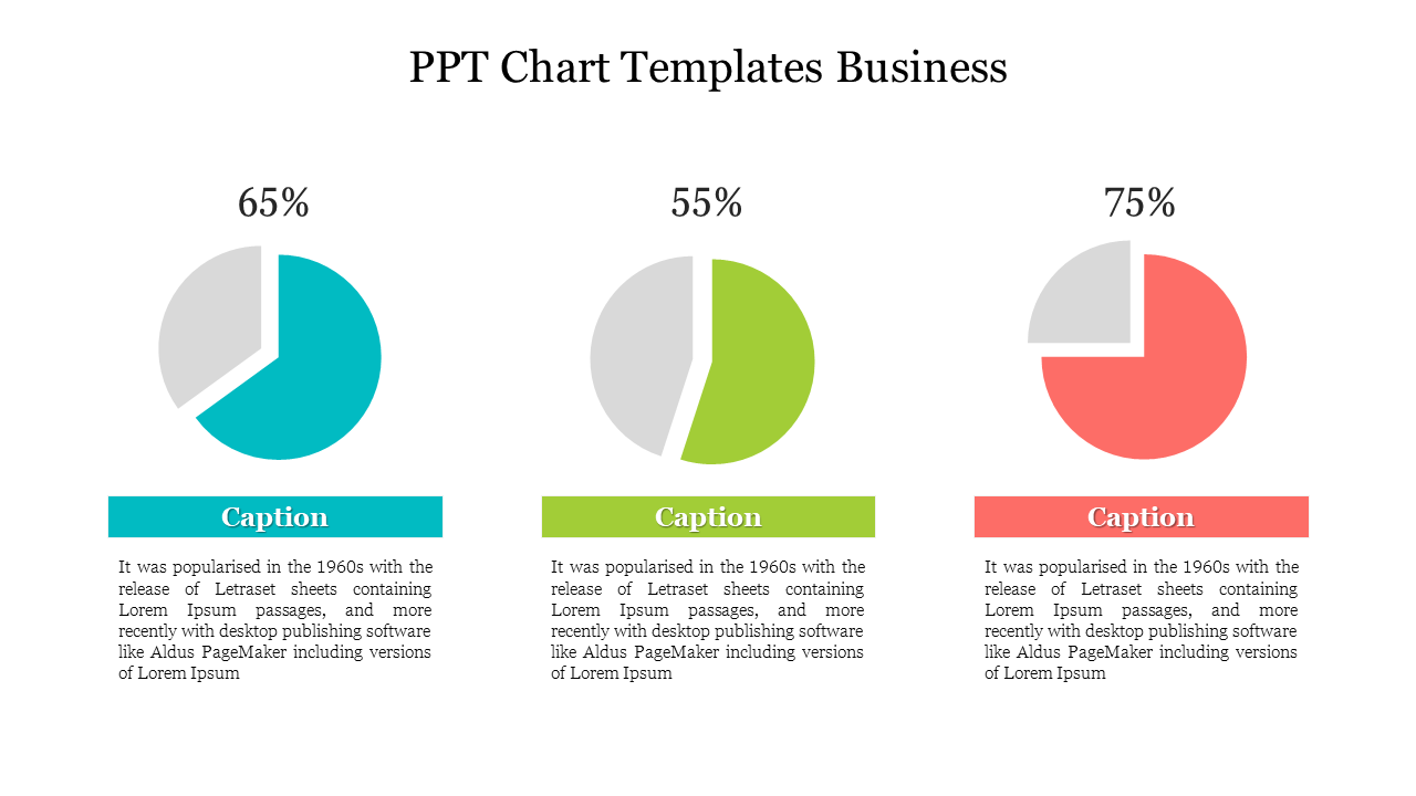 Attractive PPT Chart Templates Business Presentation