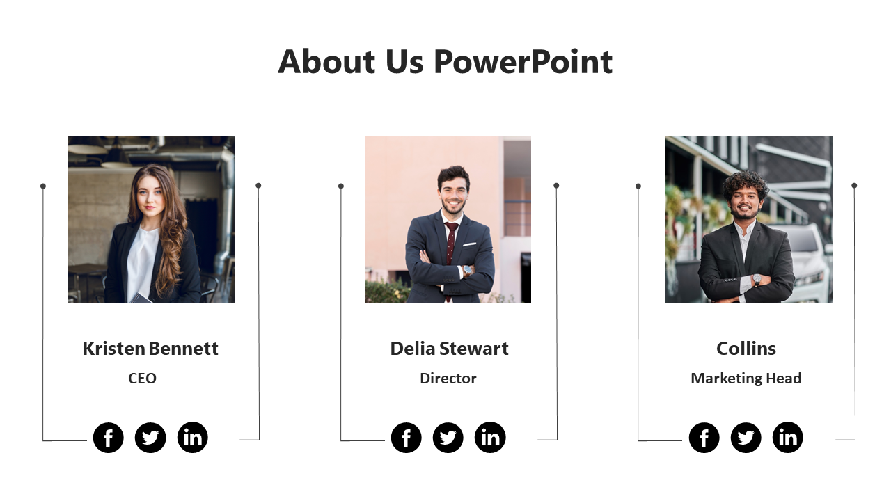 Imaginative About Us PowerPoint And Google Slides Template