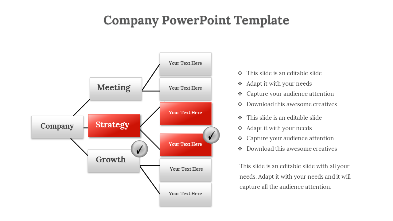 Free - Easy To Use Company PowerPoint Presentation Template 