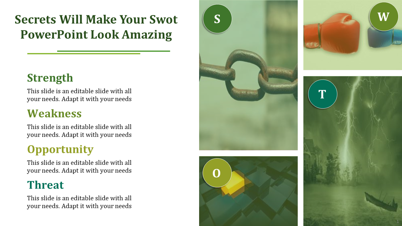 SWOT PowerPoint Template and Google Slides