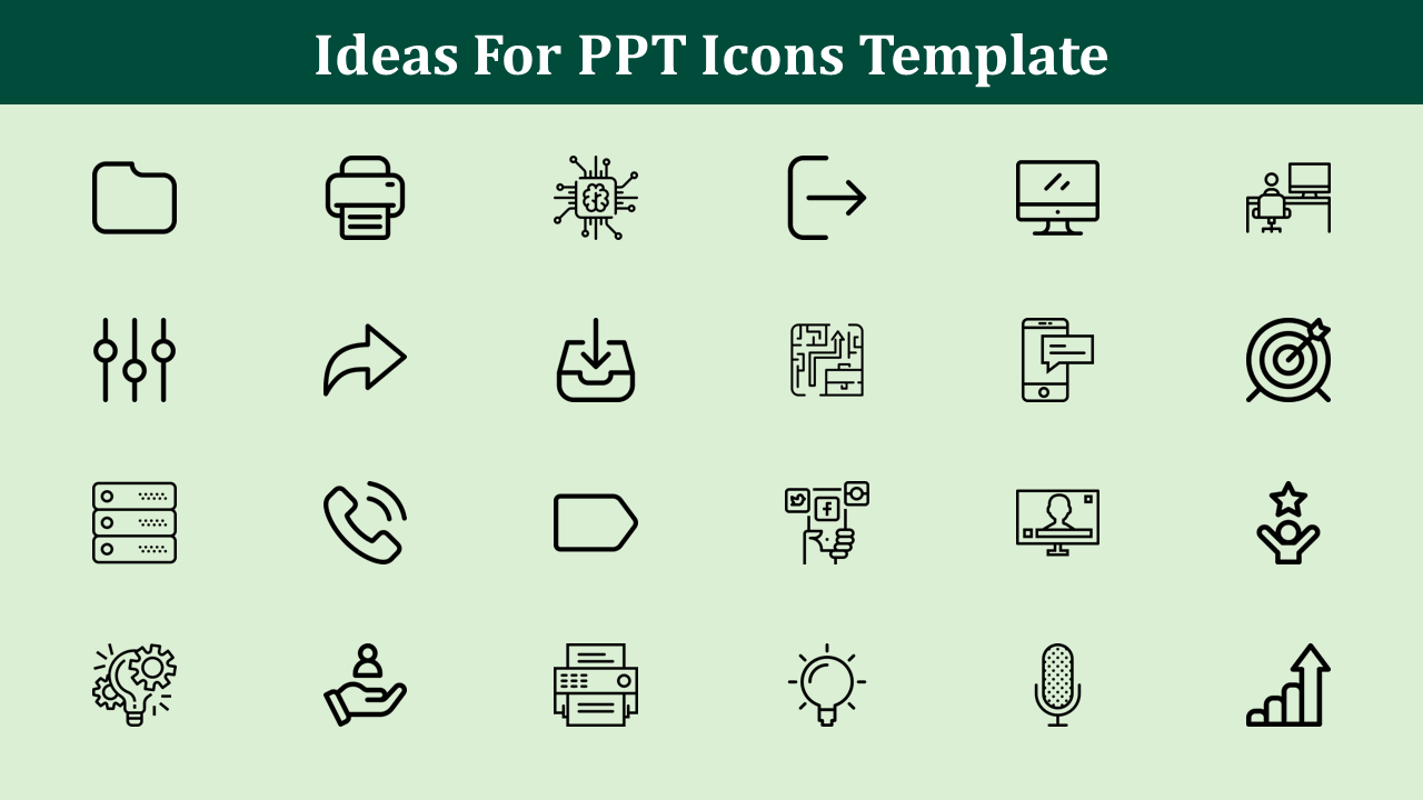 Free - Icons PPT Presentation And Google Slides Templates