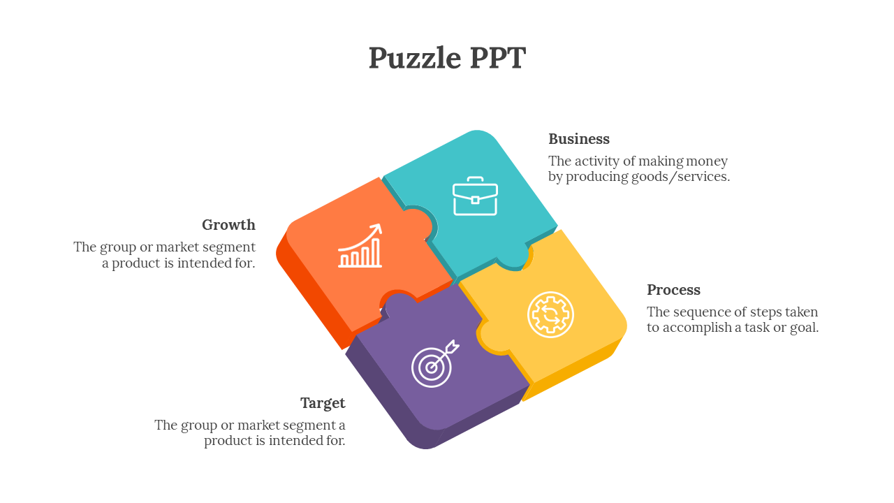 Puzzle PPT Template