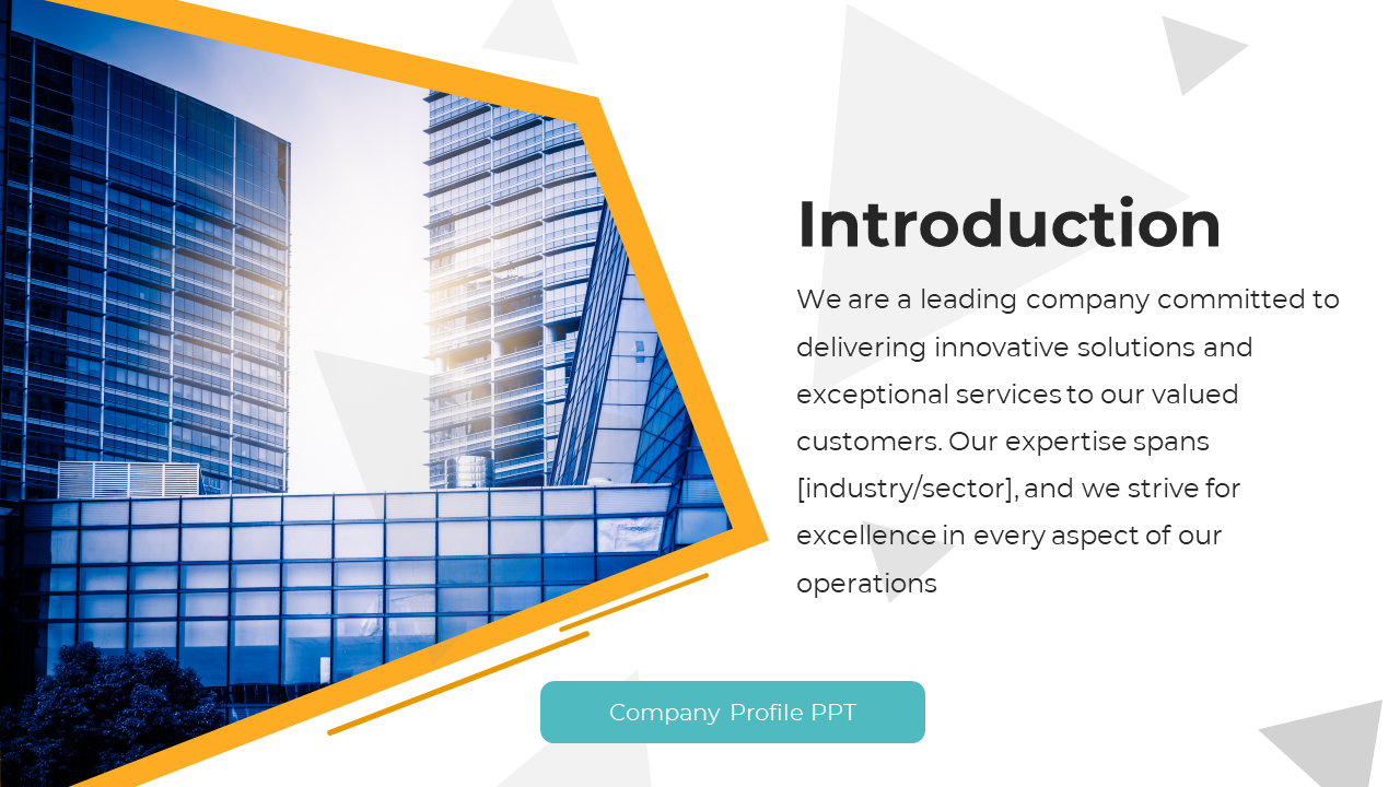 Free - Our Company Introduction PowerPoint And Google Slides